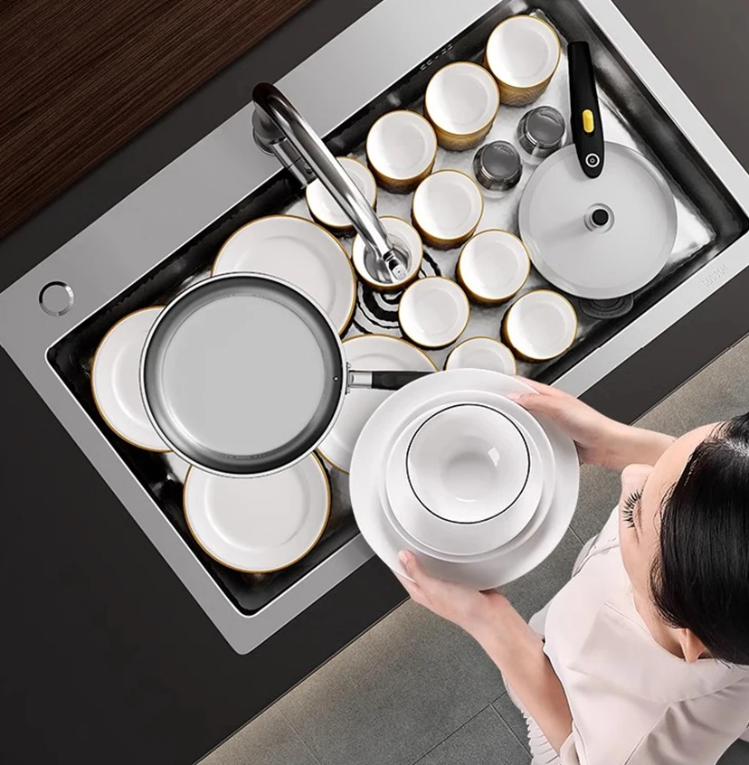 Factory  High Quality Stainless Steel Single Bowl Kitchen Sink Multiple Styles