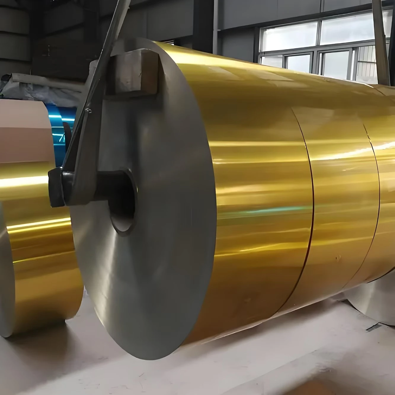 Blue and Gold Color Hydrophilic Aluminum Aluminium Fin Foil for Air Conditioner Evaporator Condenser Coil