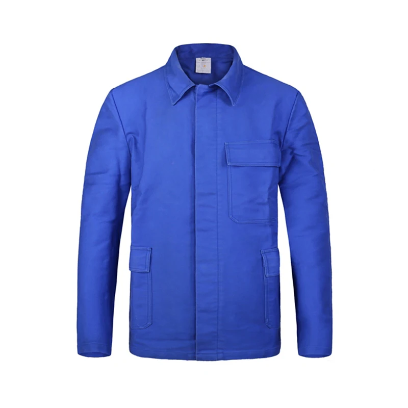EN11612 Safety Jacket and pants  FR Clothing Flame Retardant Workwear with royal blue