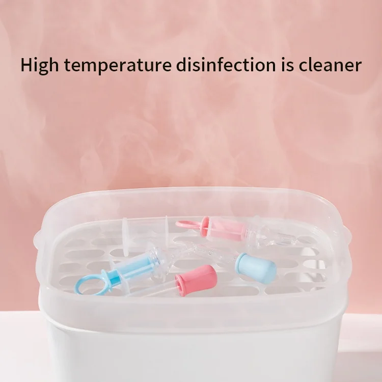 Baby Oral Feeding Syringe Feeder Dispenser Dropper Infant Utensils with Nipple Pacifier Medicine Water Juice Suitable for Infant