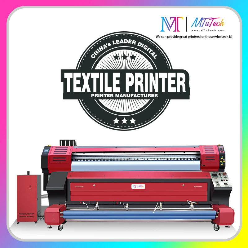 Durable MTuTech 3.2m Direct to Fabric Printer MT-TXI3200LPlus Works on Cotton, Polyester and More