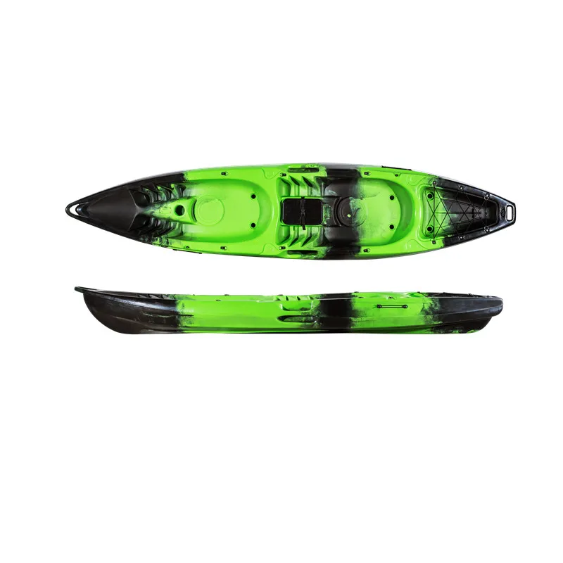 Factory direct fishing kayak KUER Castor-Double seaters plastic boat