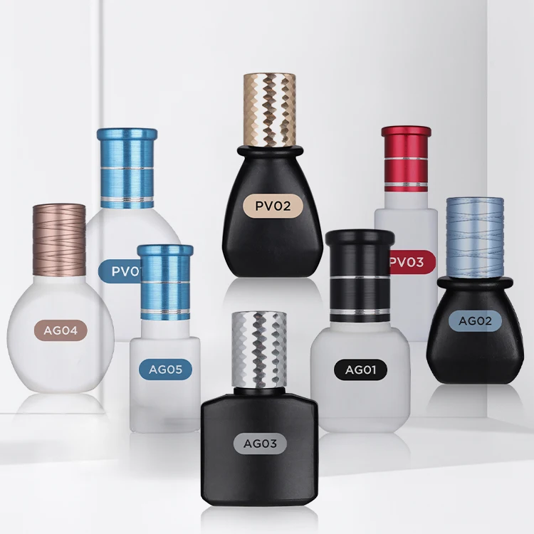 Custom Latex Free Waterproof Lash Glue Oil Resistant Cil a Cil Colle Black Korean Long Lasting Individual Eyelash Glue