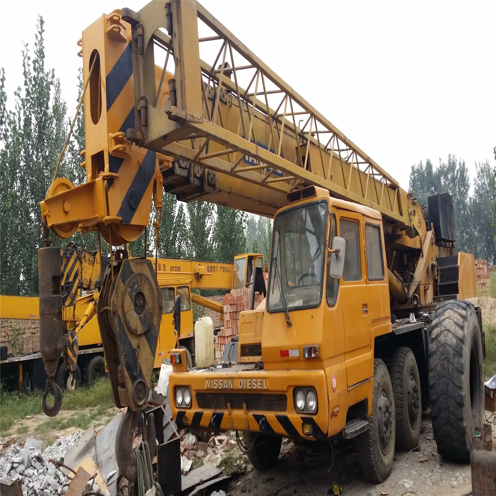 used high quality original Tadano TG-500E 50 tons Made in Japan with Nissan diesel motor used Truck mobile Crane