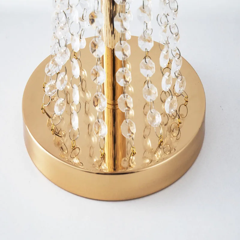 Beautiful Wedding Props Gold Silver Flower Stand Vase Party Wedding Supplies