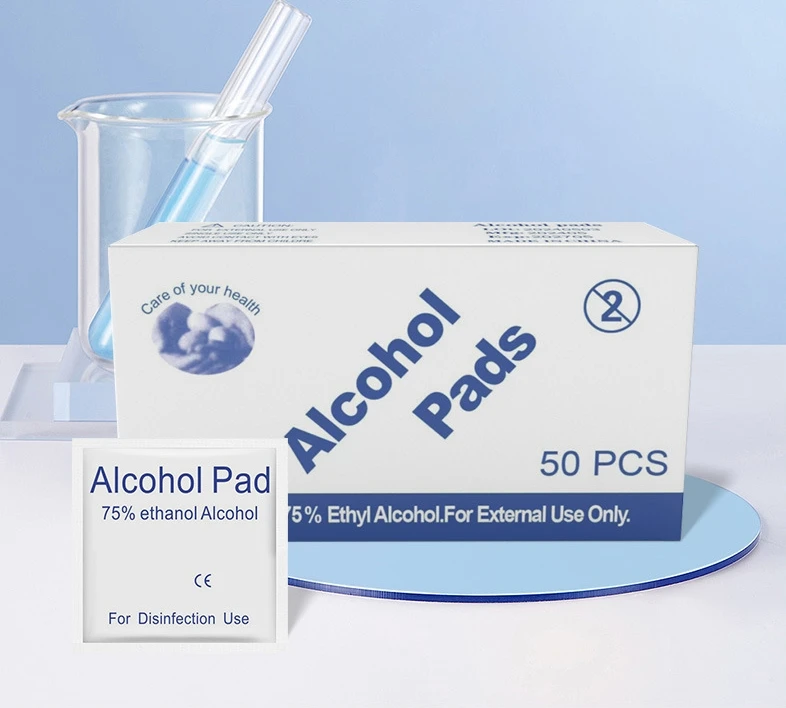 Top Selling Product 2024 Medical Top Selling Products 2024 Medical Supplies Nonwoven Skin Pre Injection Antisepsis 70% Alcohol and 2% Chlorhexidine Prep Pads