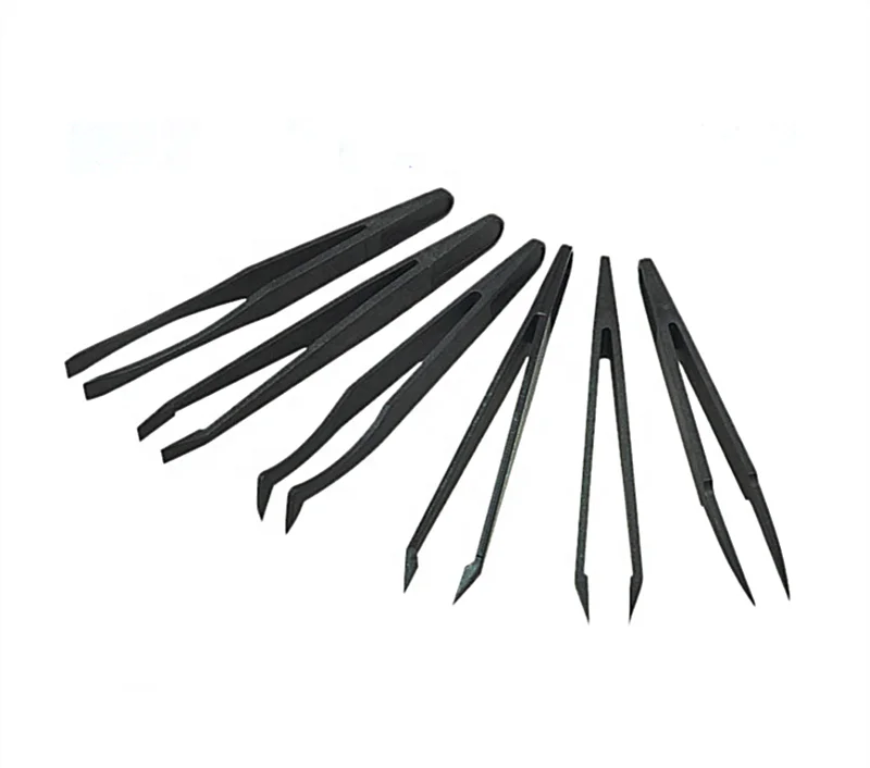 
Customizable Antistatic ESD Plastic Tweezers 