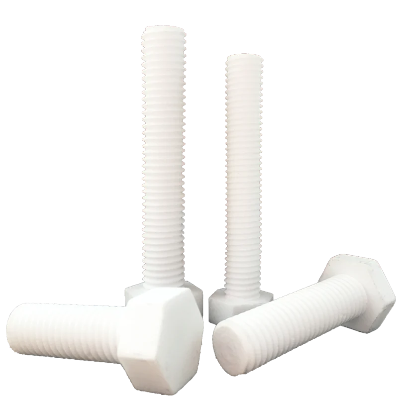 Heat Resistant Zirconia Alumina Ceramic Screw with Customized According to Drawings