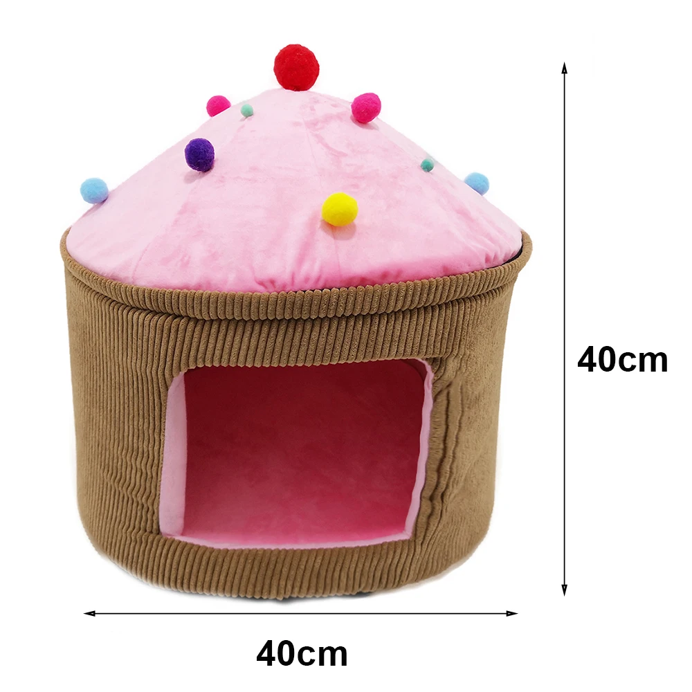 Yangyangpet Small Round Tipi Tent Dutch Indoor Pig Fleece Bedding Soft Guinea Pig Sleep House New Unique Cute Beds Polyester
