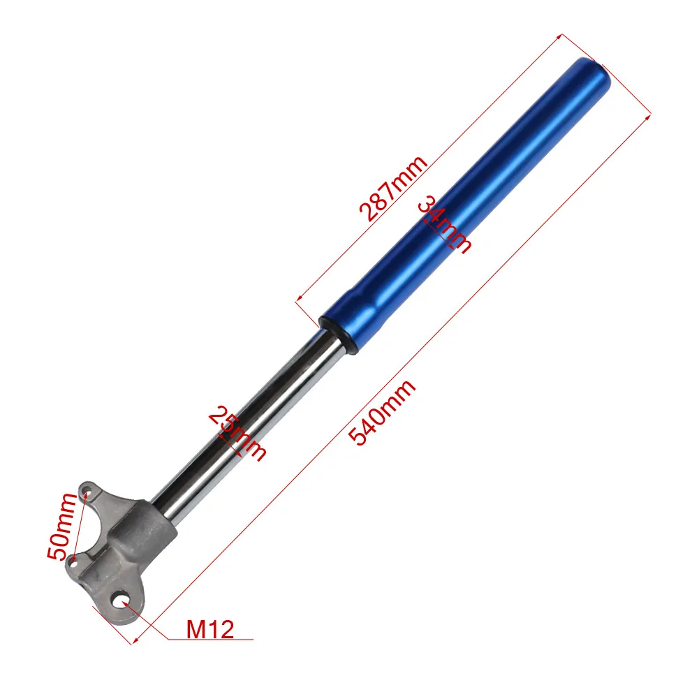 49CC Mini Motorcycle Front Fork Sports Car Modified Front Shock Absorber Apollo Inverted Damping