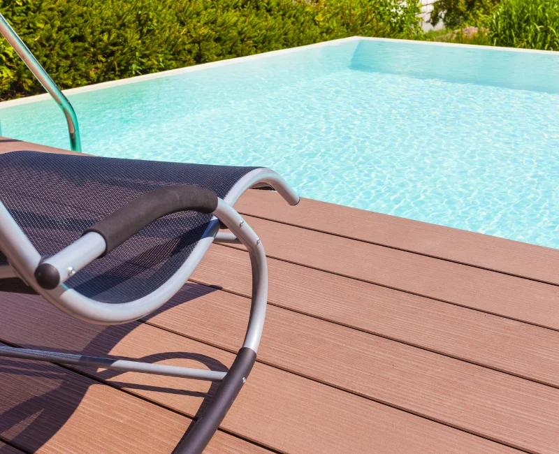 Modern Design Engineered WPC Decking Outdoor Co-Extrusion Composite Decking