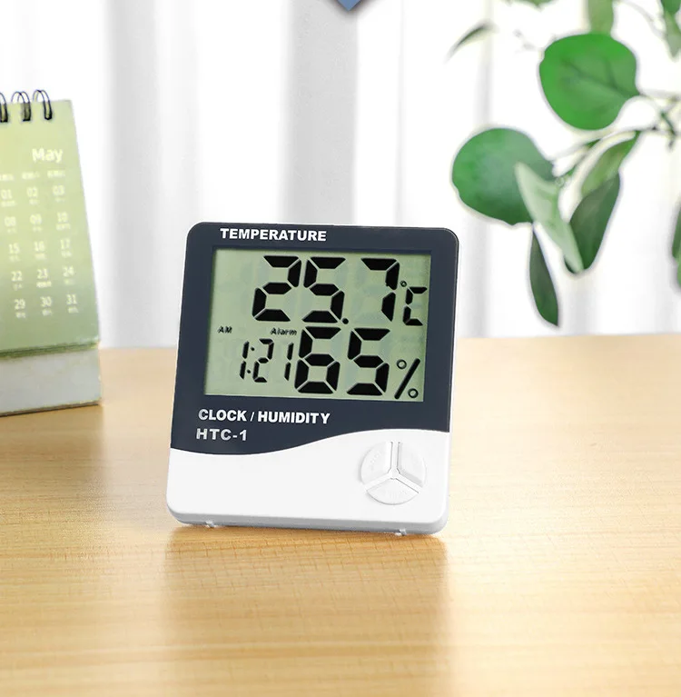 Digital Display Temperature and Humidity Multifunctional Gauge Meter Thermometer Hygrometer