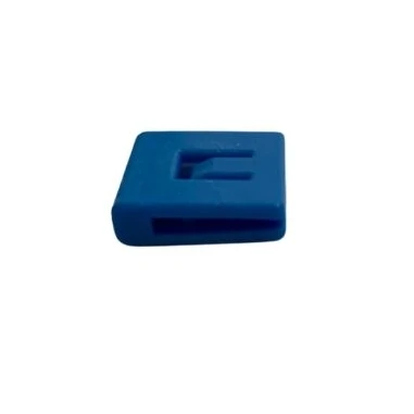 Hot Selling Bellow Cover Fitting Nylon Plastic Pulley Groove Width 1mm Blue Flat/L Type Slider Fitting