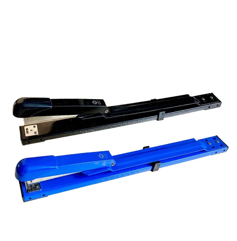 Long Arm Type Metal Stapler  Office Stationery Durable Labor-saving Manual Stapler