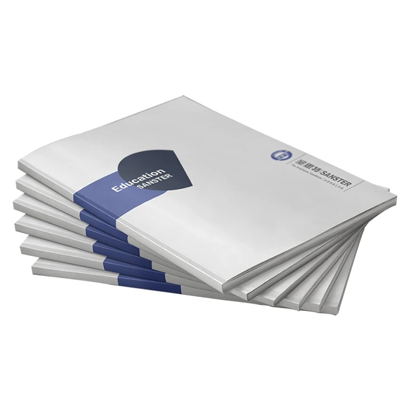 Factory Customized A5 Magazine Booklet Instruction Manual Catalog  Booklet Flyer Flyer Poster Brochure Printing