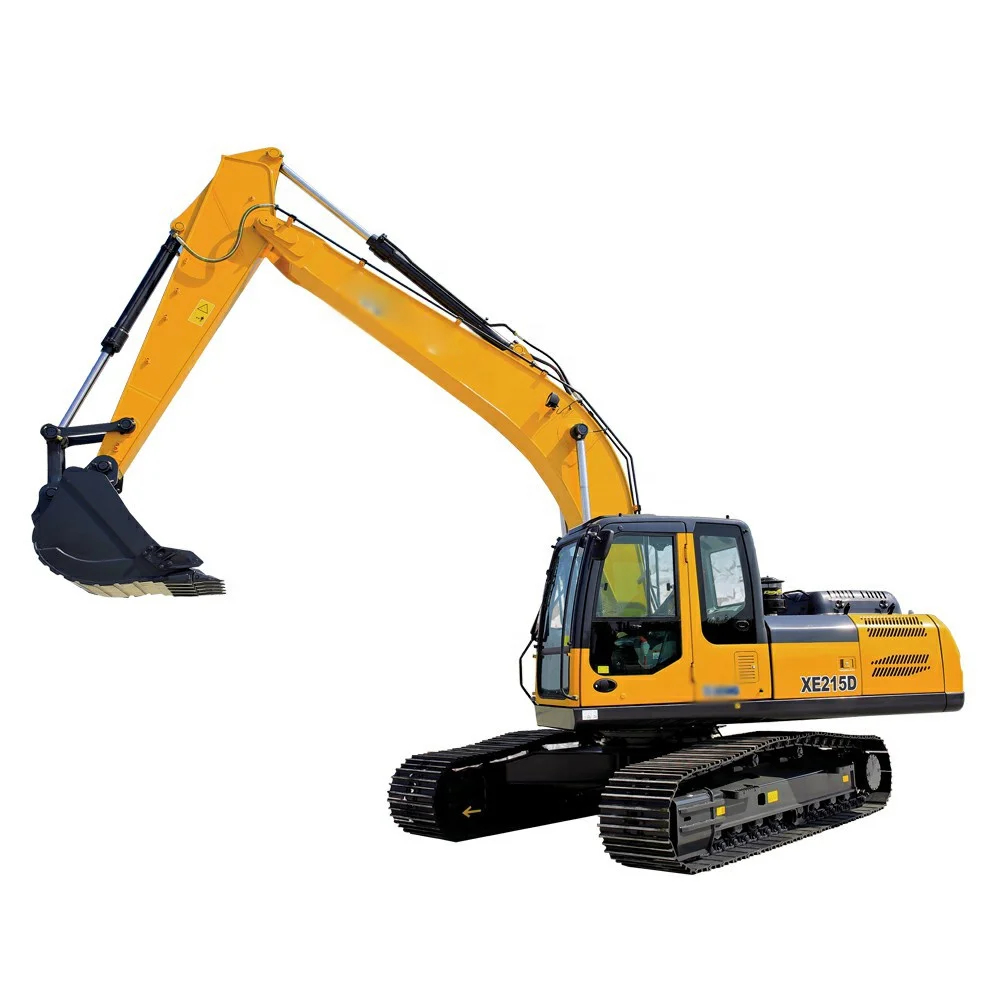 15ton Hydraulic Crawler Excavator Digging Machine 0.6cbm Bucket with Cummis Engine 125HP