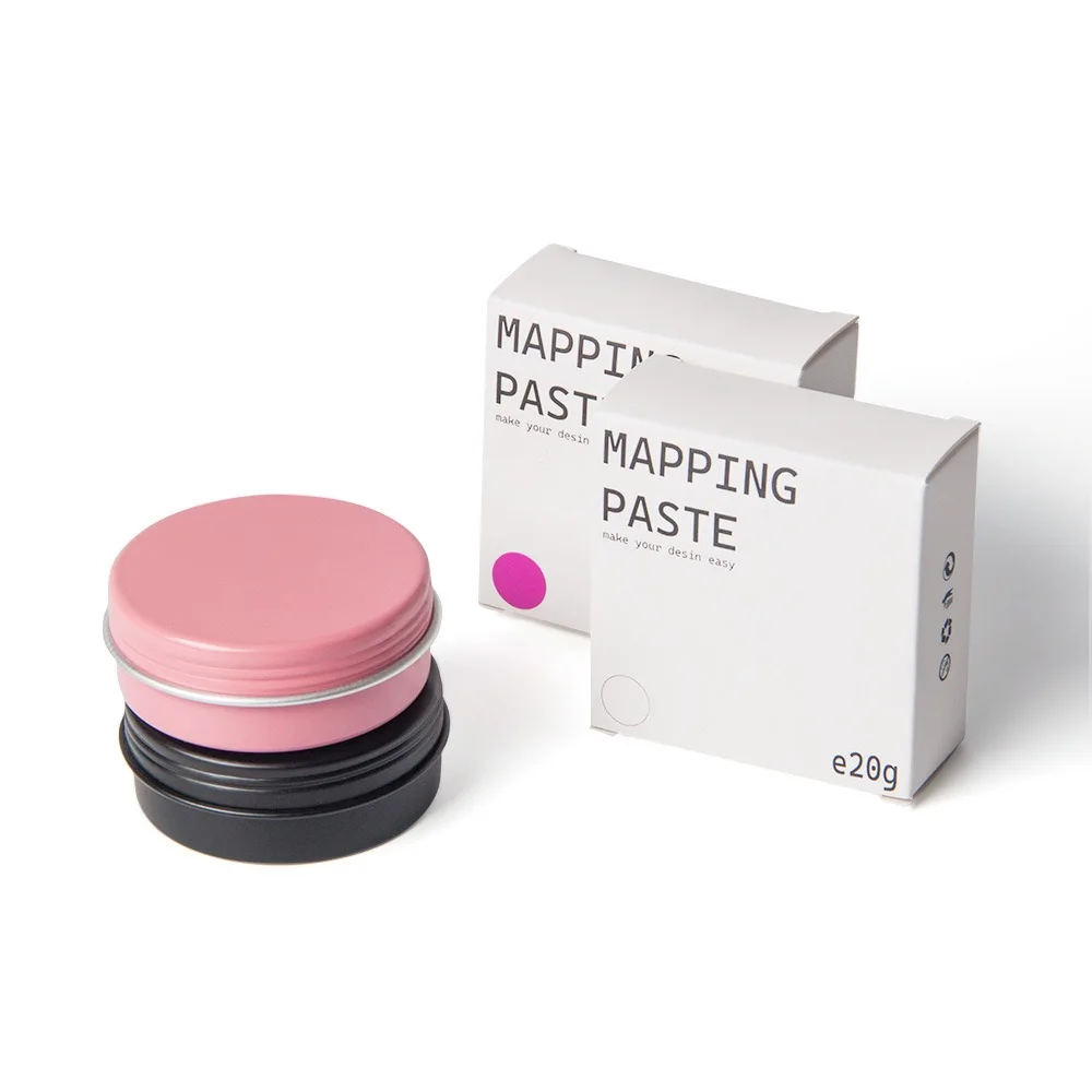 20g Customized Logo Eyebrow Microblading Pigment Shaping Lips Pmu Tools Position String Contour Mapping Brow White Eyebrow Paste