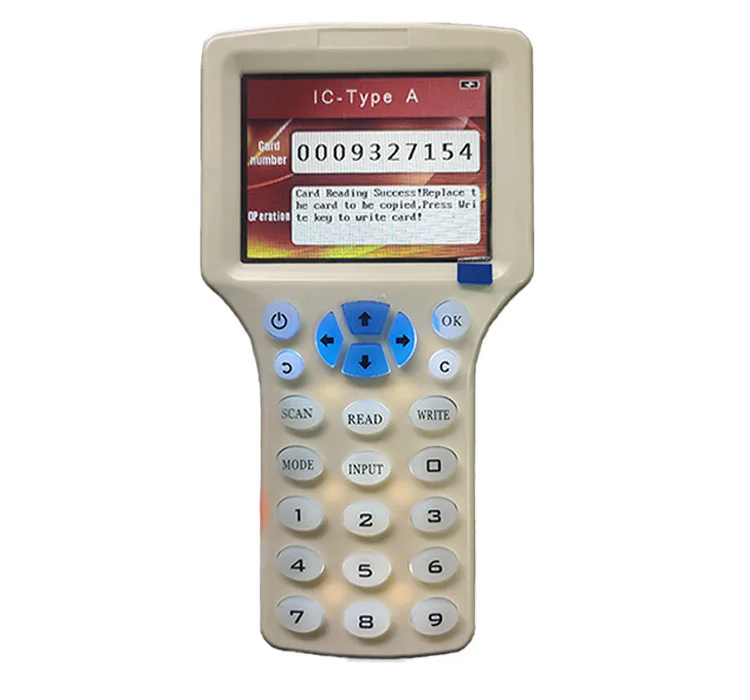 RFID Smart Card Reader Writer NFC 13.56MHz Copier 125KHz Duplicator Multi-Frequency Decoding Software USB Support