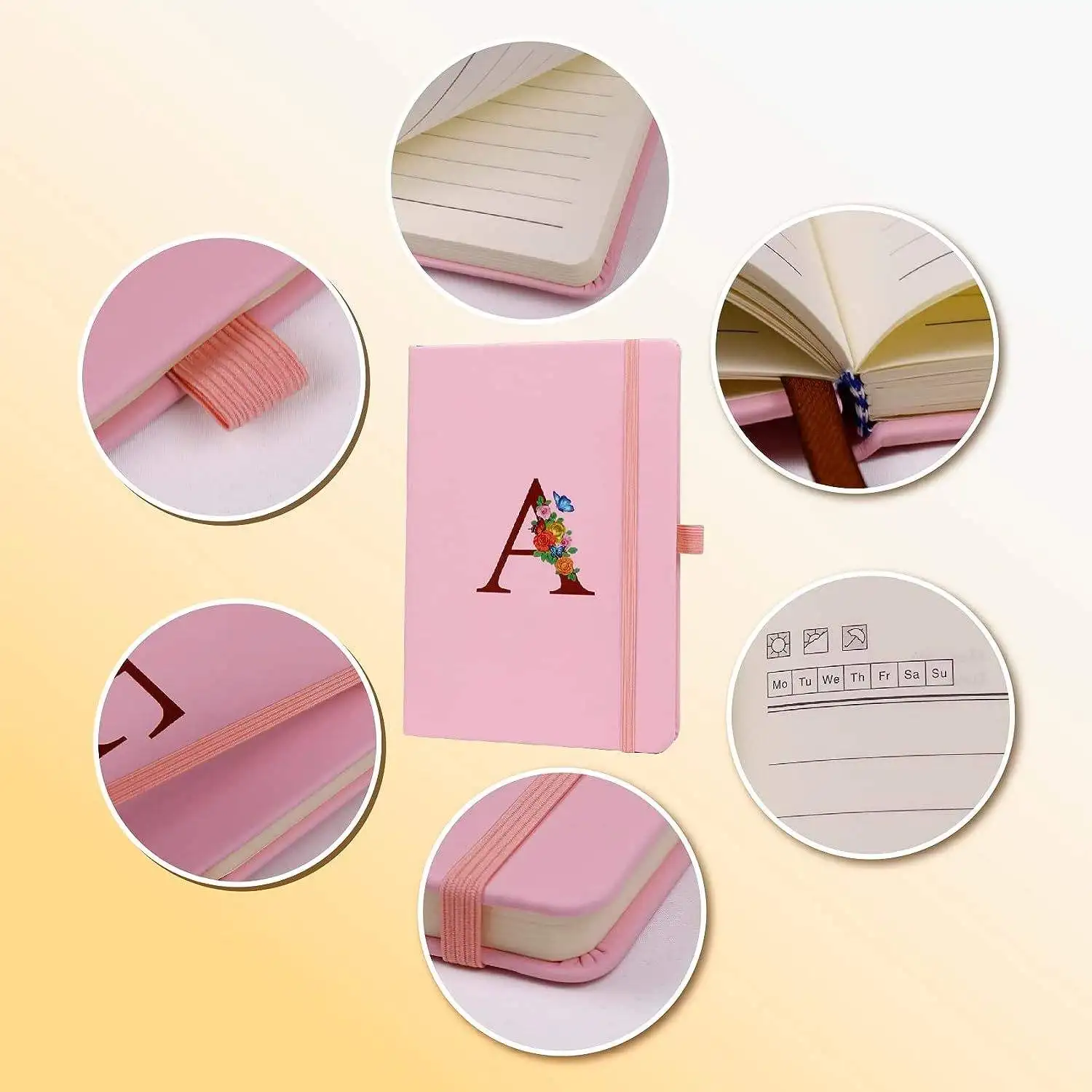 wholesale tl748 diary letter a5 size customizable pu hard soft hard cover christian journal notebooks