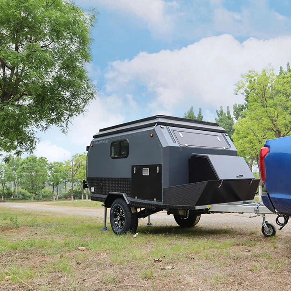 Cheap caravane high quality teardrop customized mini camper trailer folding camping trailer europe caravans in malaysia