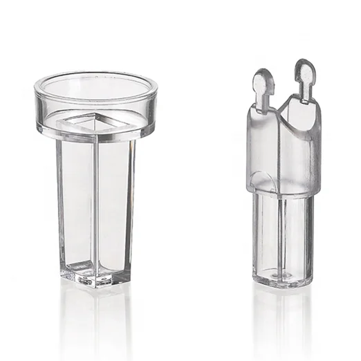 Different types of disposable plastic cuvette for analyzer,sample cup, nesting cup