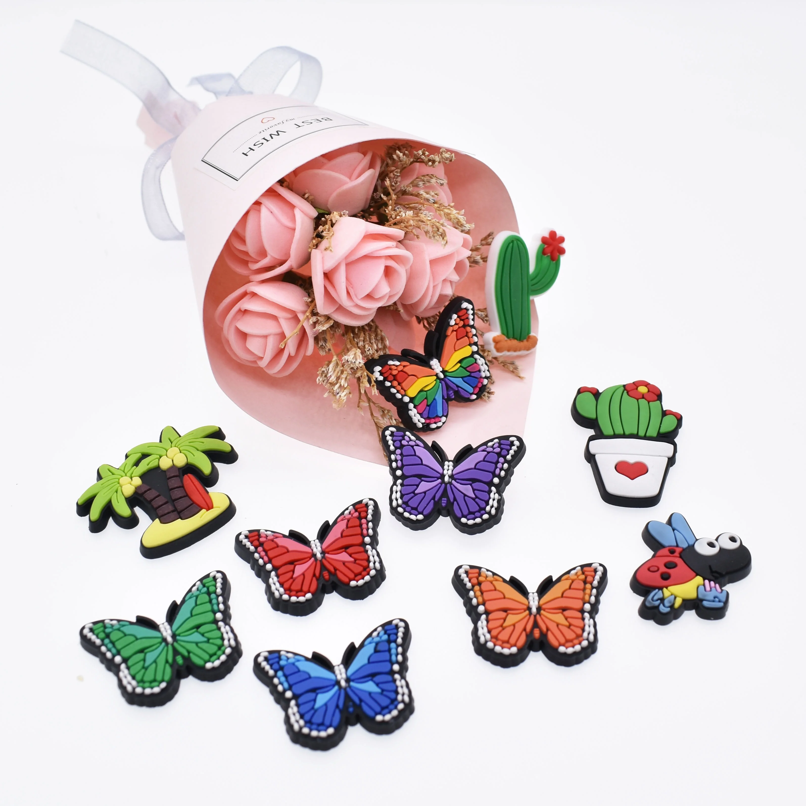 New arrival Cartoon Shoe Charms  Croc Shoes Decoration Charms for  croc charms for women