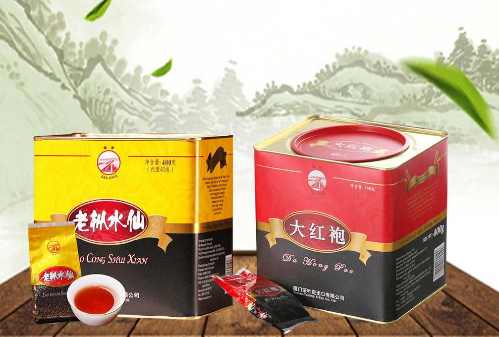 XC18 wholesale factory price slimming tea negotiable cha 400g wuyi cliff tea  DA HONG PAO AT111 chinese OOLONG TEA