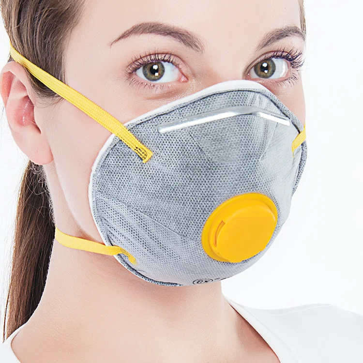 Cxmask Модные анти KN95 активированный уголь чашки клапан для одноразовых нетканых материалов pm2.5 таможня напечатала пыли 1860 маска