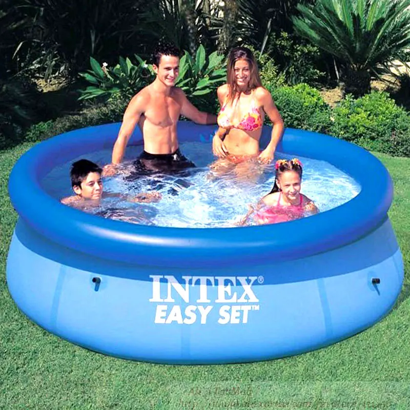 
Inflatable Round 245*60cm outdoor Large Swimming In Stock Pool family Inflatable intex swimming pool For Sale 