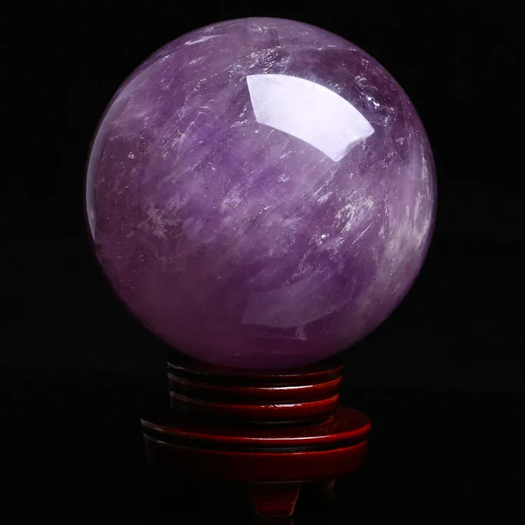 Wholesale Natural Amethyst Crystal Sphere Ball healing Crystal Sphere