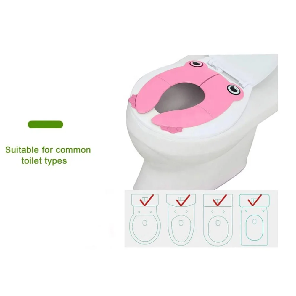 new popular sells portable toilet travel frog owl potty baby accessories foldable potty training seat