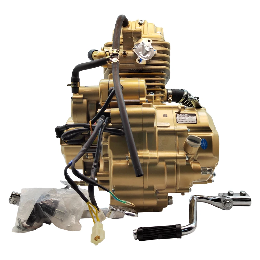 Wholesale Motorcycle Tricycle CG200cc Water-Cooled Complete Set Engine Manual Wet Clutch 5 Forward Gear Single Cylinder 4-Stroke