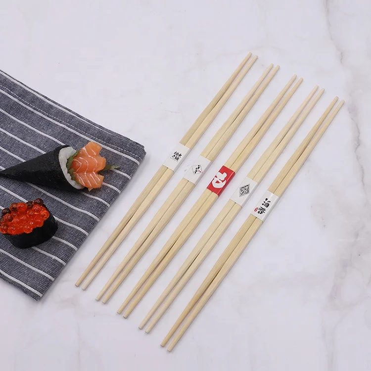 Bulk High Quality Disposable Korean Pe Packed Chinese Natural Mao Bamboo Clean Chopsticks With Customized Logo