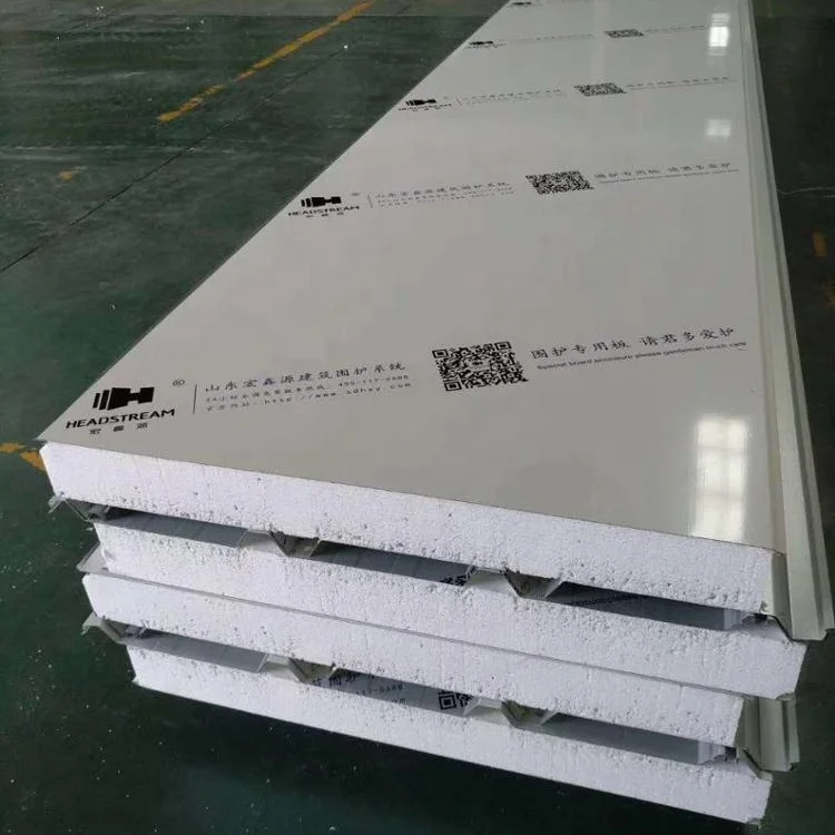 Металлическая Изолированная EPS гофрированная кровельная сэндвич-панель по заводской цене EPS сэндвич-панель