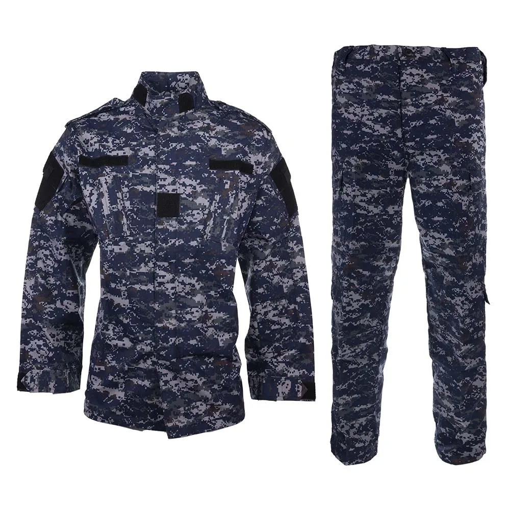 Wholesale High Quality Camouflage Uniform Clothing Digital Ocean Camo ACU Uniform