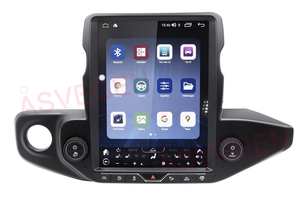 Заводская цена 12 1 'Android Tesla экран автомобильное радио DVD-плеер с навигацией GPS для JEEP Wrangler JL & Jeep gladiator 2018-2022