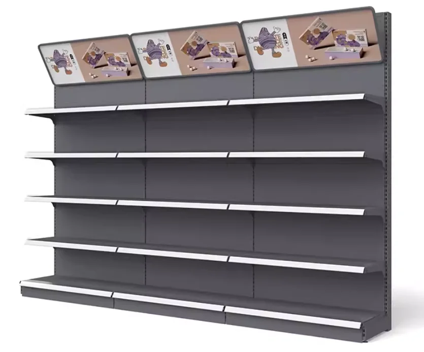 Shelves For Retail Store Single side shelf supermarket shelving Gondola Shelving Rack For Display Shops