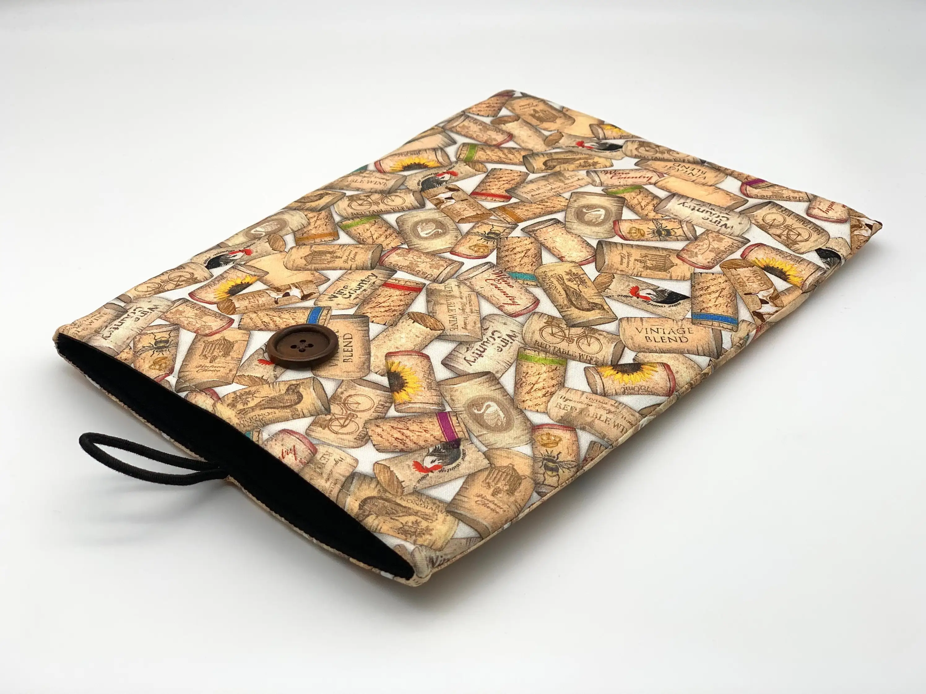 latest design custom book pocket button book cover exquisite print paperback book sleeve