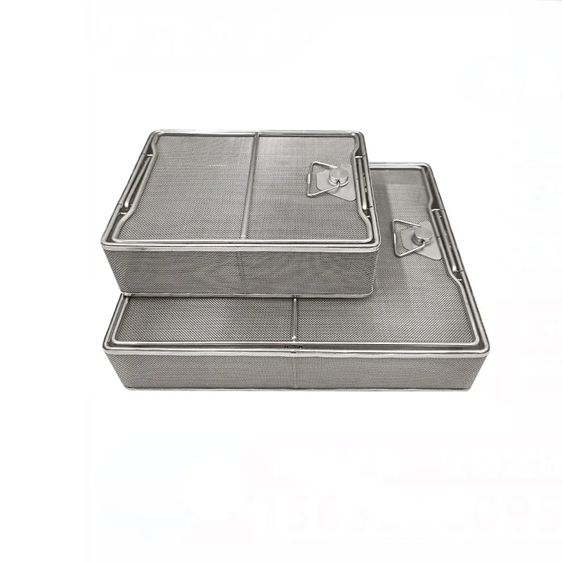 2023 hot stainless steel wire mesh medical disinfection basket