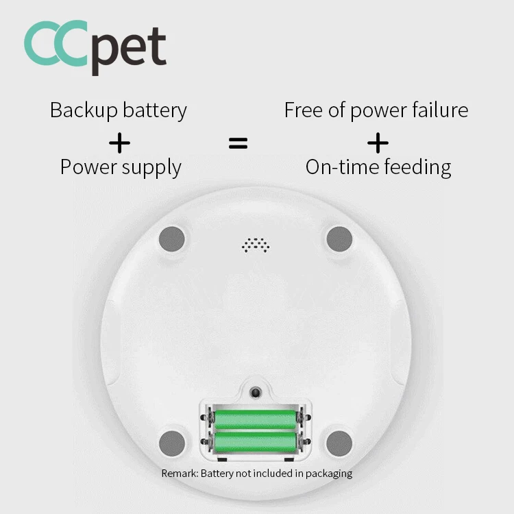 Ccpet APP Control Automatic Pet Cat Dog Smart wifi iq toy wifi automatic pet feeder