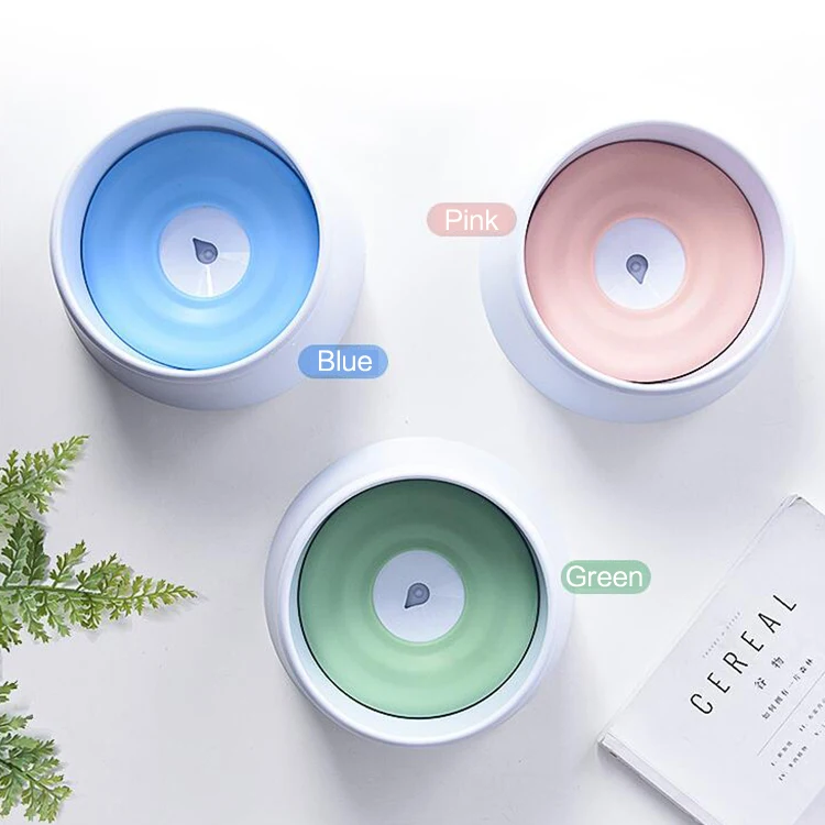 Dog Cat Splash Proof Water Feeding Bottle Floating Pet Slow Drinking Water Bowl