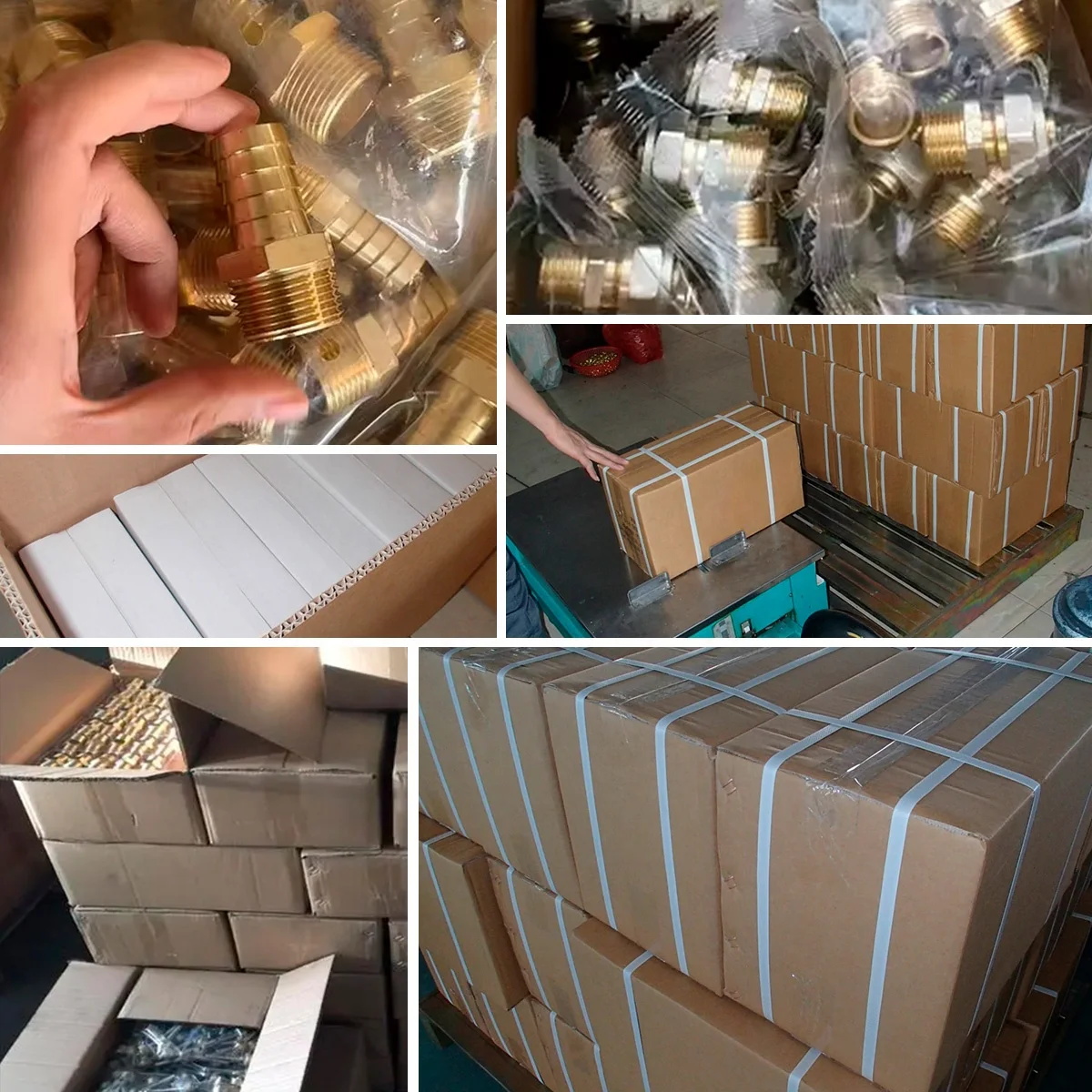 Lanlang OEM No Lead Pipe Connector 1/2 Inch Pex Brass Fittings Elbow Tee Coupling Pex Fittings For Pex Pipe