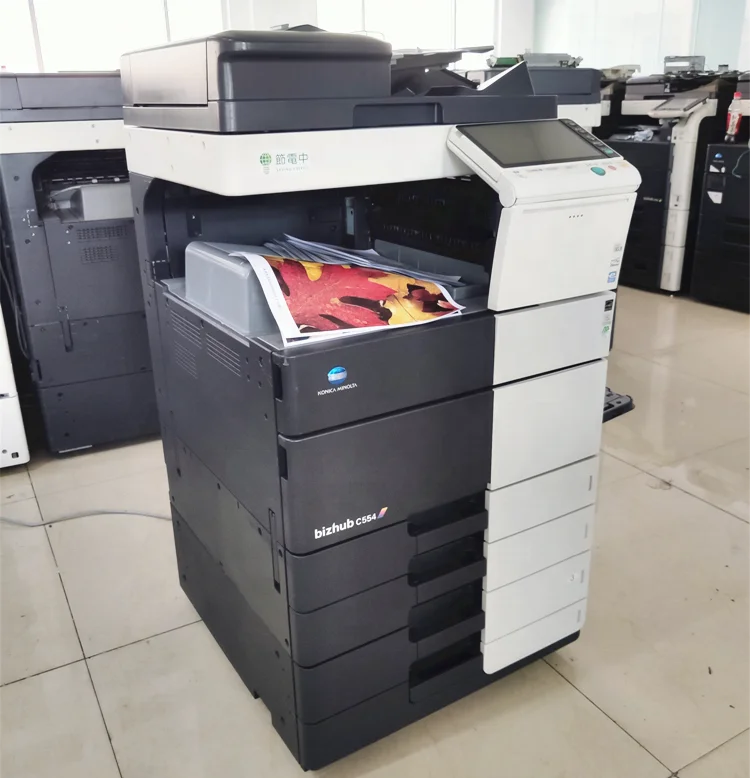  Восстановленные принтер сканер копир для Konica Minolta тонер bizhub C554 C554e цвет фотокопировальная