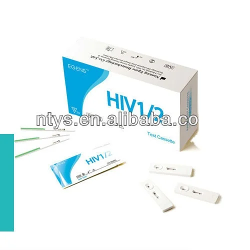 Набор для одноэтапного теста на ВИЧ/карта для быстрого тестирования на анти-ВИЧ (Одобрено ISO)