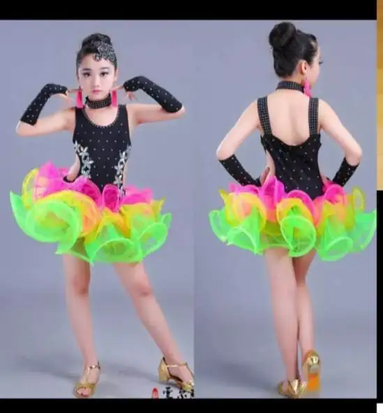 Wholesale High quality  hip hop performance sets dance dress for children