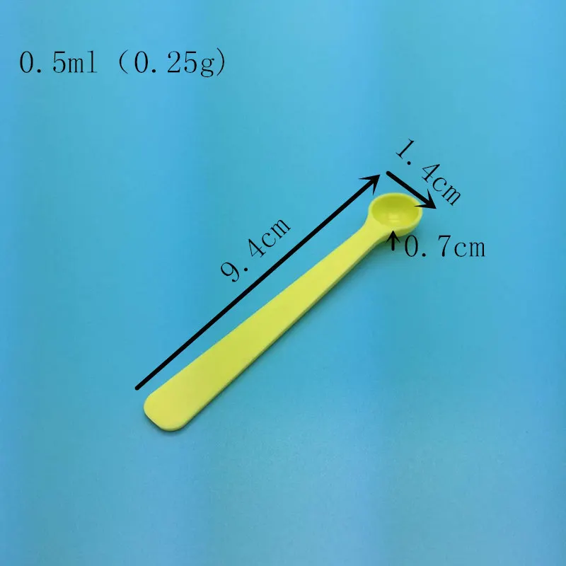 Plastic Measuring Spoon mini 0.25g 0.3g 0.5g  0.15ml 0.25ml 75mg 125mg 150mg powder scoop
