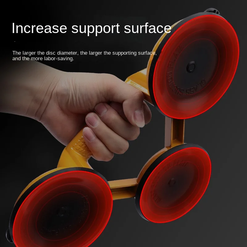 Industrial/DIY Glass Suction Cup Lifting Device Single Three-Claw Tile Vacuum Floor Tile Handling Car Depression Repair Tool