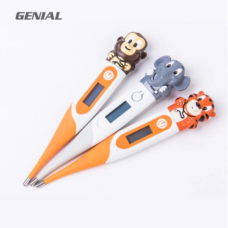 Manufacturer digital thermometer price Hot sale digital thermometer Baby Cartoon Flexible 8 sec body thermometer