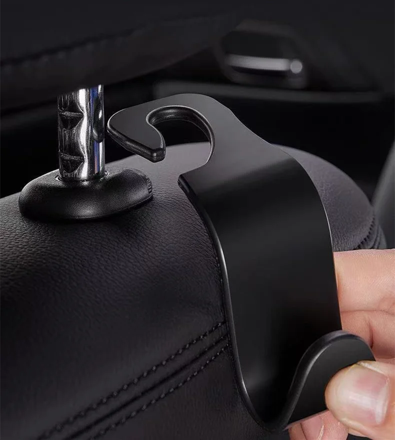 Car Seat Back Hook Universal Portable Car Accessories Interior Hanger Holder Storage for Car Bag Purse Cloth Decoration