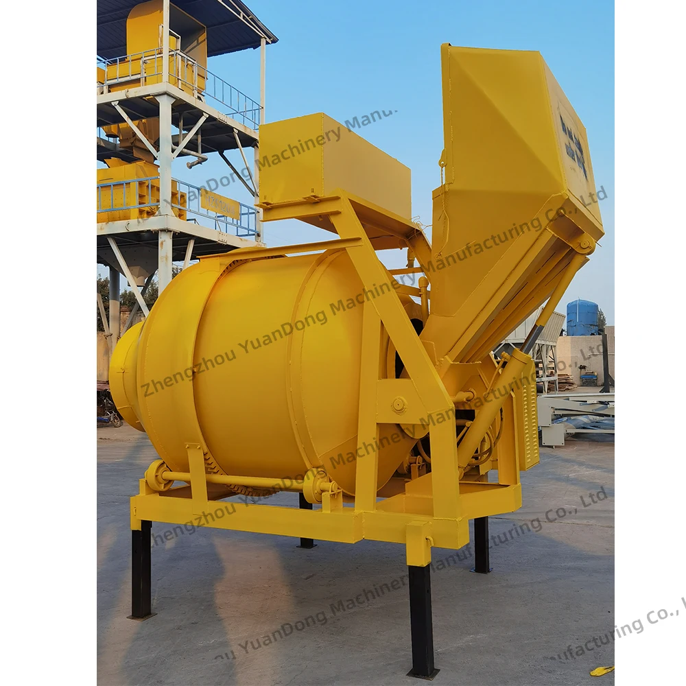 JZC350 Diesel Concrete Mixer with Hydraulic Lift Ladder Mixer